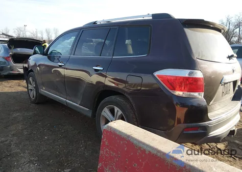 2012 Toyota Highlander Limited V6 from USA, damaged, VIN 5TDDK3EH6CS152670